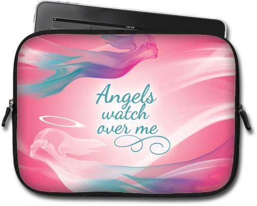 Tablet Case Large - Angels Watch Over Me 